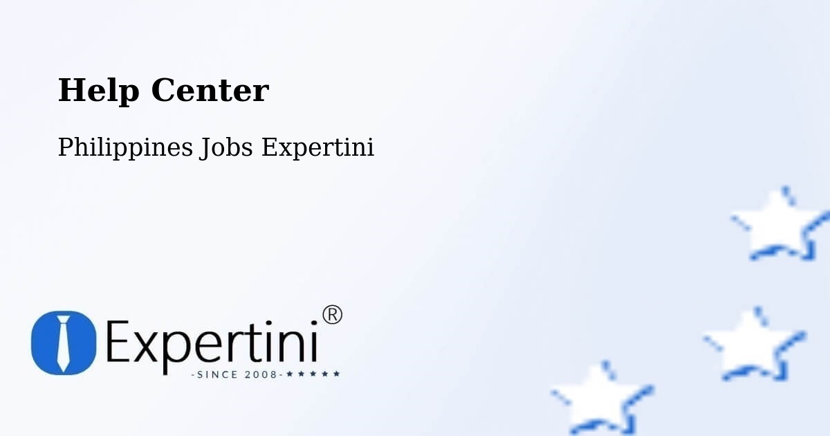 Help Center – Barra - Philippines Jobs Expertini