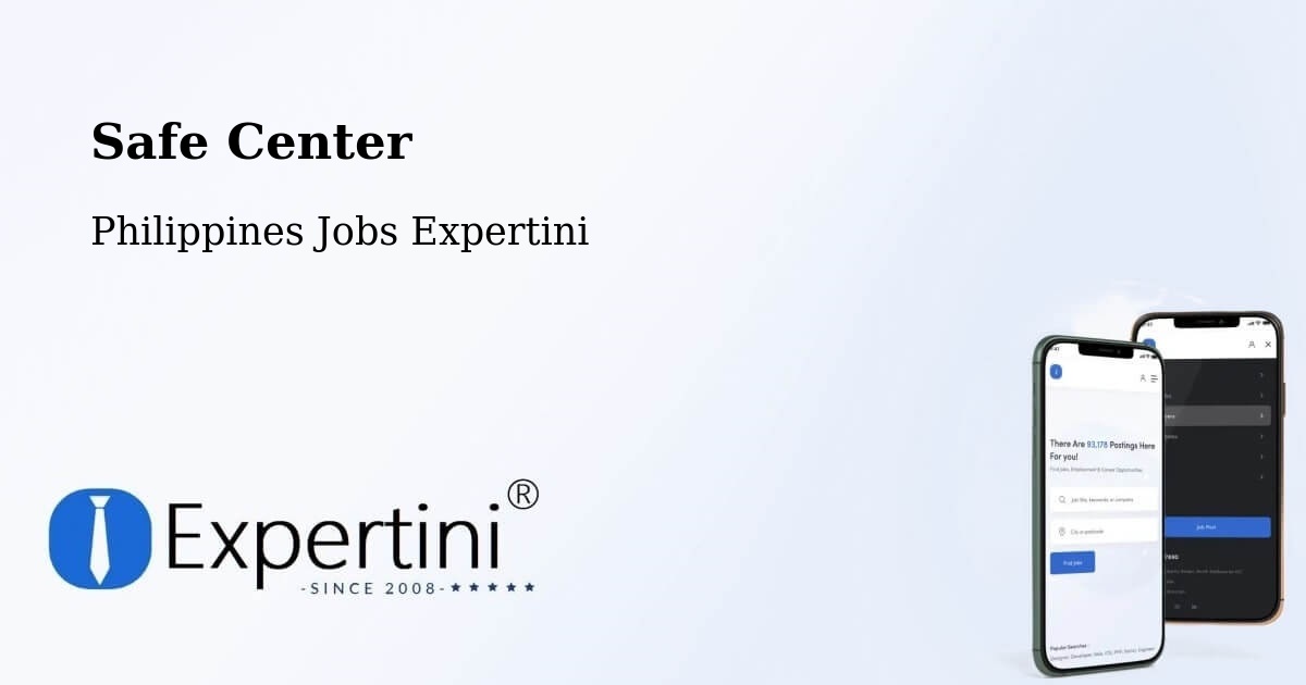 Safety Center – Barra - Philippines Jobs Expertini
